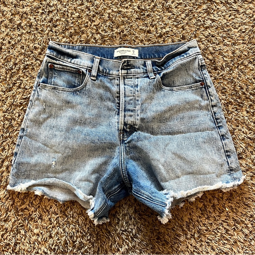 Abercrombie and Fitch The Dad Short Jean Shorts
